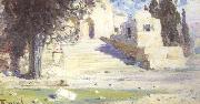 Vasilii Polenov Temple in Palestine (nn02) oil painting artist